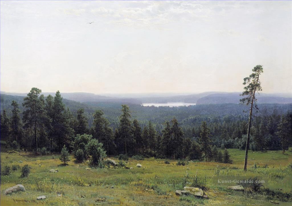 die Waldhorizonte 1884 klassische Landschaft Ivan Ivanovich Bäume Ölgemälde